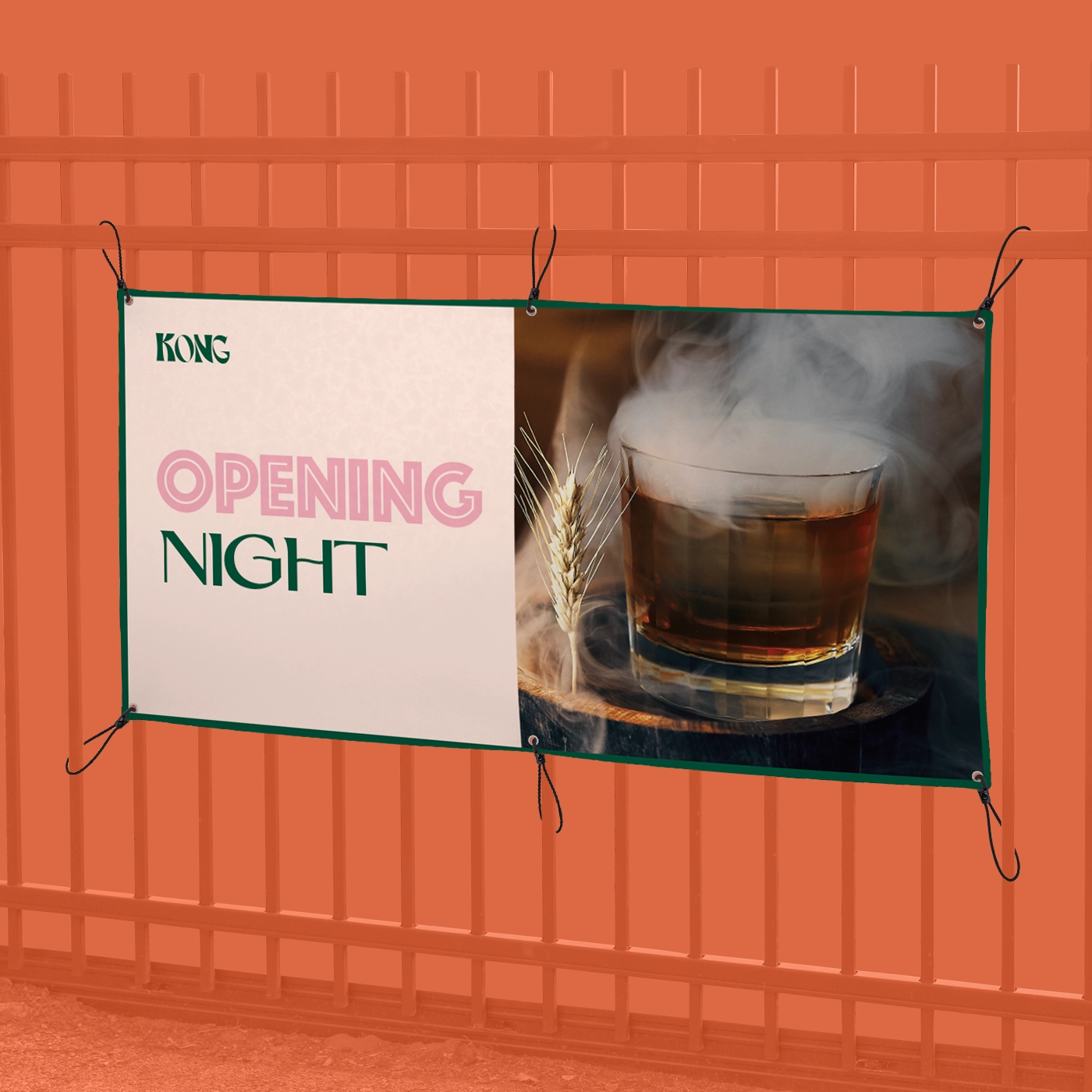 PVC Banner - "Opening Night" hospitality promo