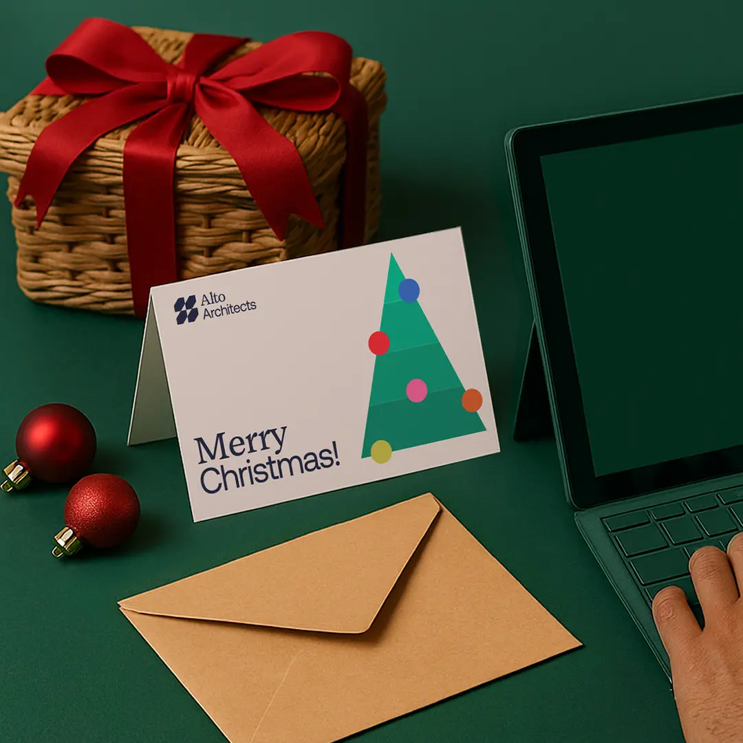 Christmas Card for businesses.