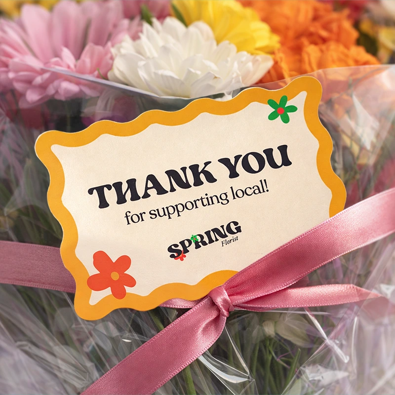 "Thank You" Packaging Insert.