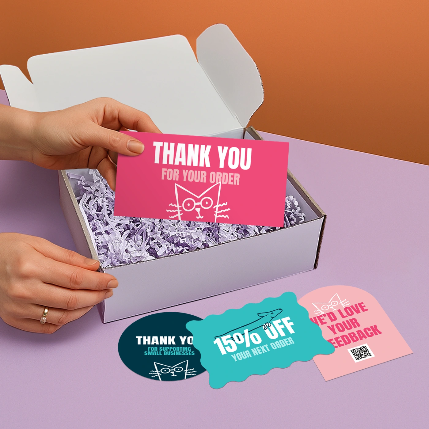 Packaging Inserts for business packaging.