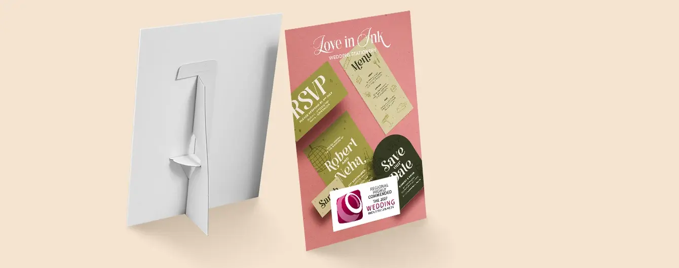 Wedding Stationer Strut Cards